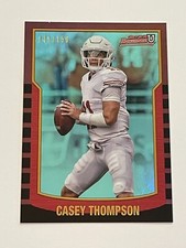 2021-22 Bowman University Football 2000 Bowman Aqua #/150 - Casey Thompson