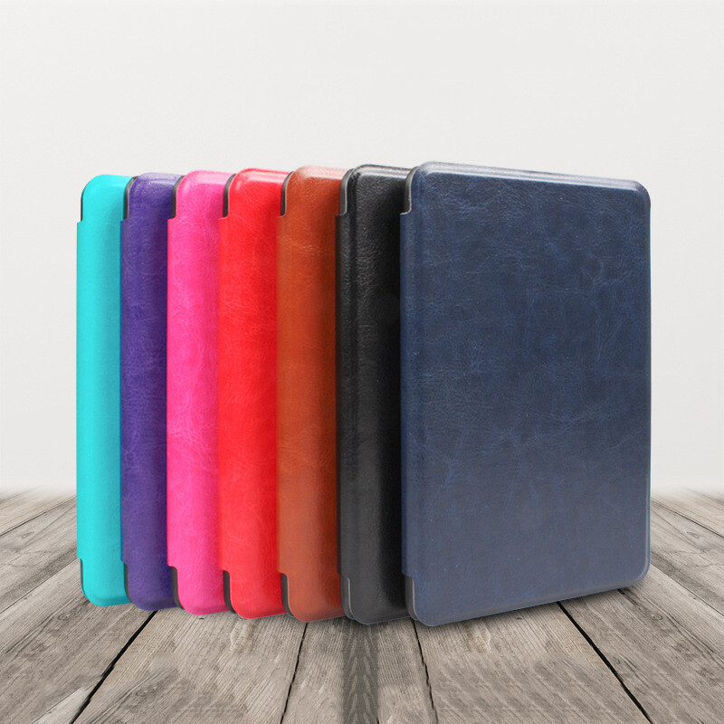 Custodia Smart In PU Per Kindle Paperwhite 1/2/3/4 E 2019 – Con Supporto, Antiurto E Maniglia