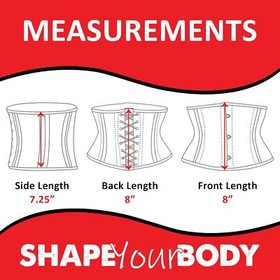 Hourglass Waist Training Corset Heavy Duty Steel Boned cotton Under bust Cincher