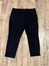 NWT Express Ponte Pants Womens size 2XL Dark Black Pull On Stretch