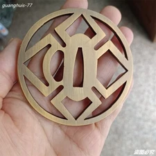 Strong Iron Steel Tsuba Guard Japan Sword Samurai Katana Handguard Accessories