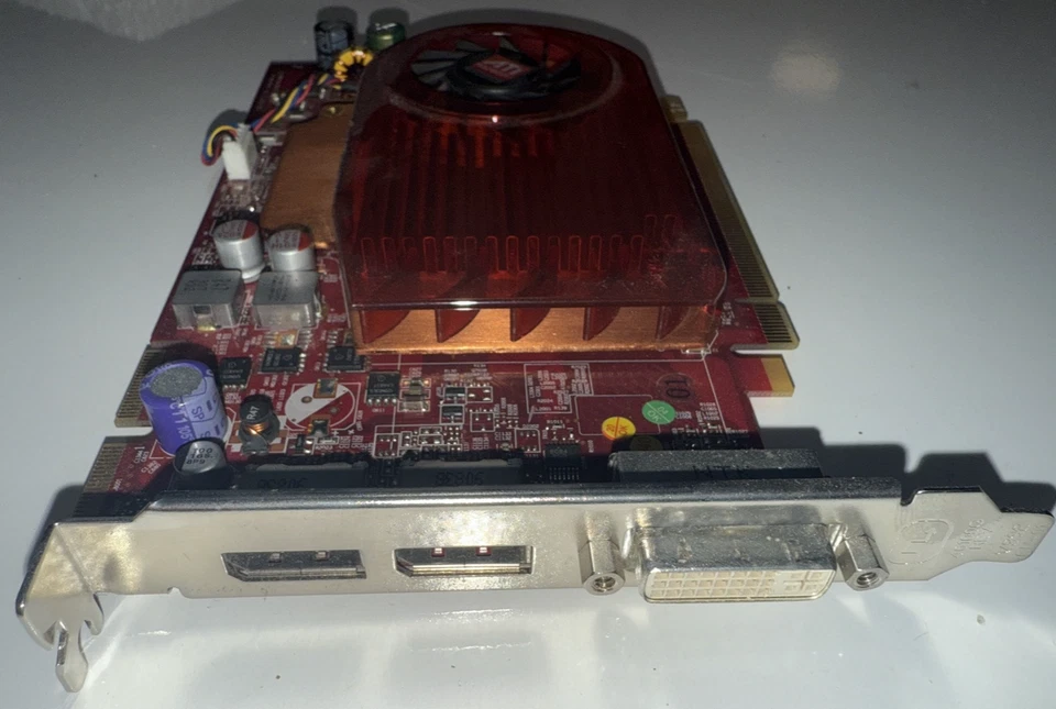 HP ATI Radeon HD 3650 102-b38101 PCI Graphics Video Card Full Profile Display X2 - Image 2 of 4