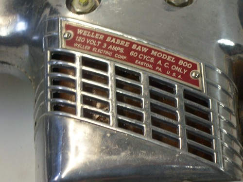 Vintage Weller Säbelsäge Modell 800 wie abgebildet ungeprüft - Bild 4 von 17