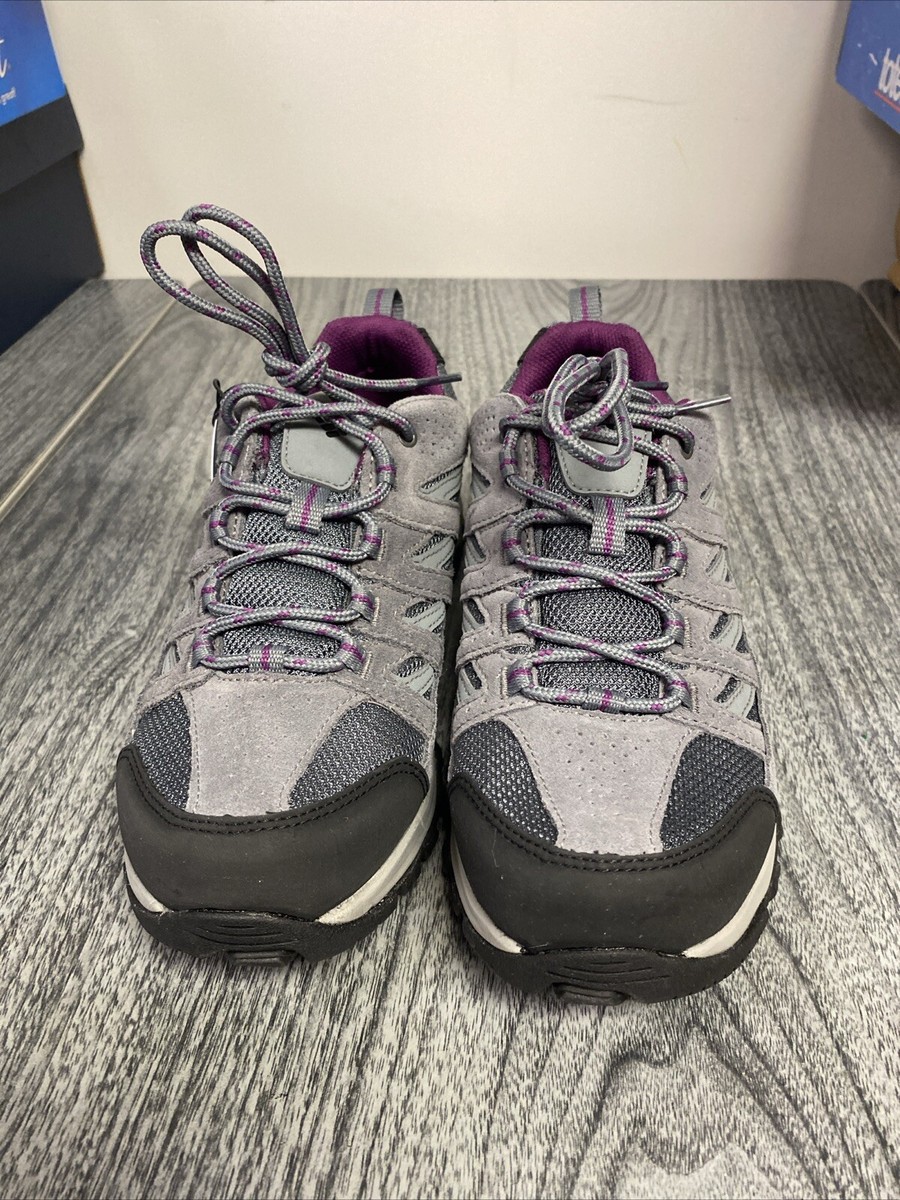 Columbia Grey And Purple Waterproof Shoes | eBay