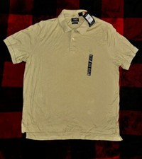 New With Tags Chaps Mens XXL Short Sleeve Polo Green Casual Shirt