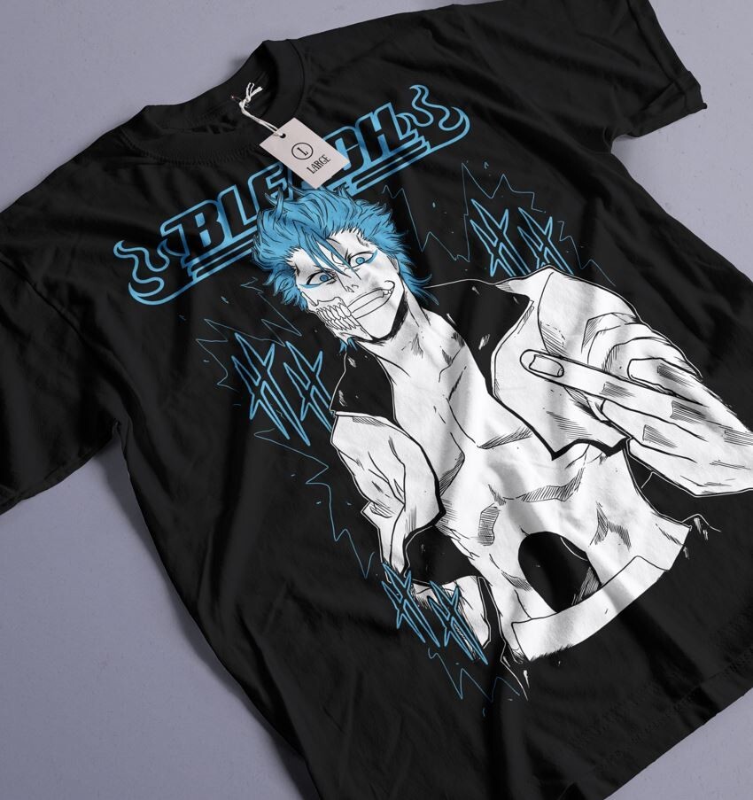 Grimmjow Tshirt Bleach Anime T-Shirt Espada N 4 Shirt Ichigo