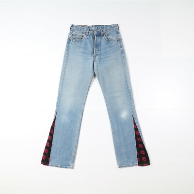 Levi's 501 Bootcut Customized Gebraucht (Cod.D2187) W30 L34 High Waist Unisex Denim