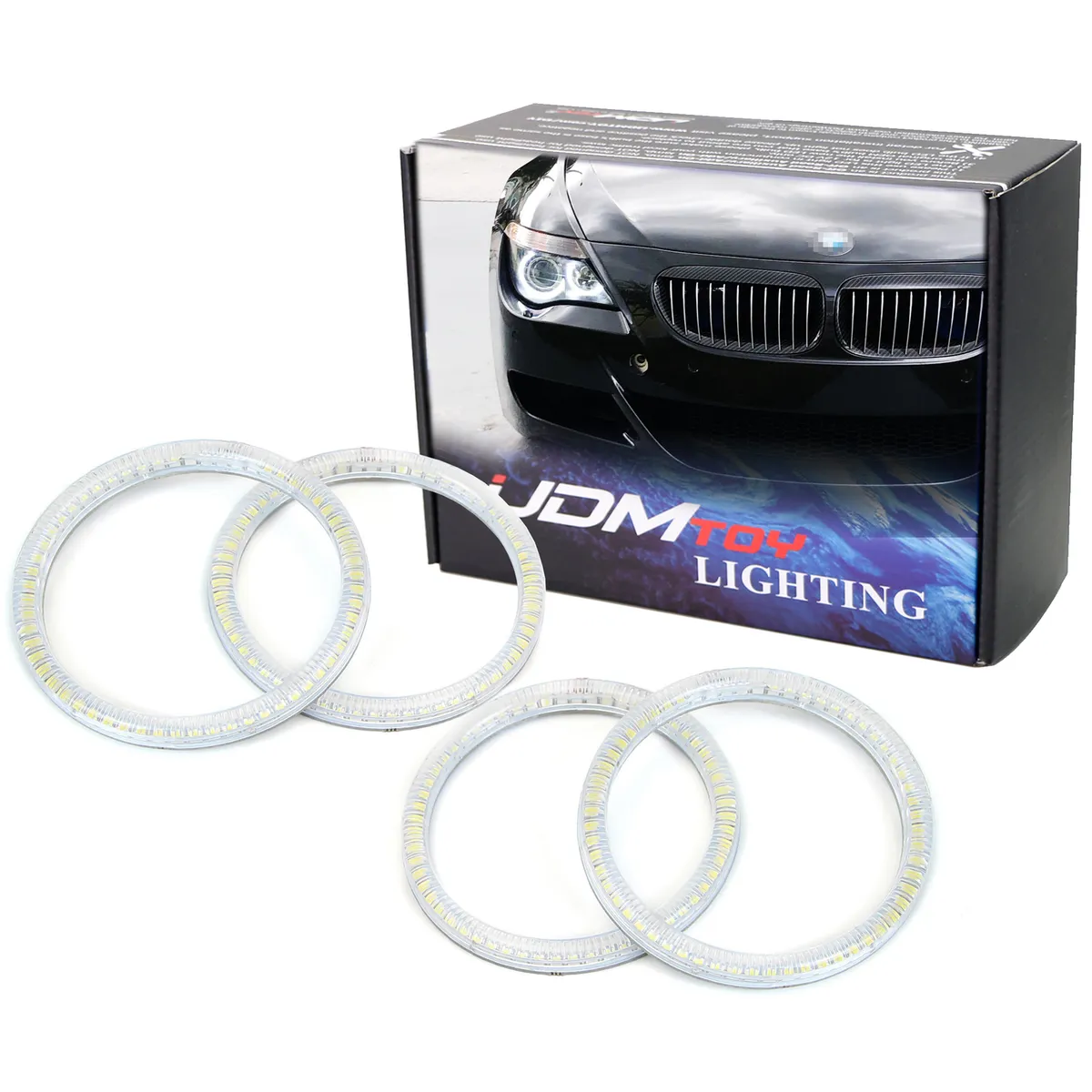 Universal Angel Eye Ring ⭕ Red / Blue With Cotton Plastic Cover LED for Car  Headlight #ringlight - YouTube