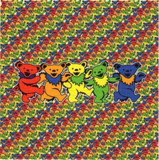GD Family Bears BLOTTER ART perforated sheet paper psychedelic art