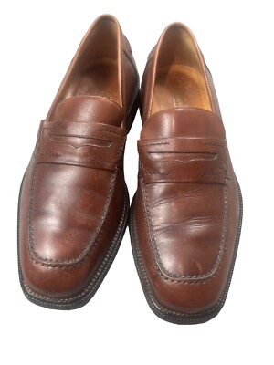 Johnston & Murphy Brown Leather Penny Loafers Men main image 2