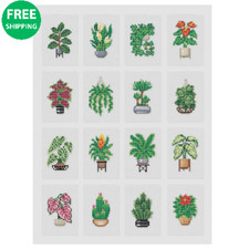 PaintGem Mini Diamond Painting Kit HOUSE PLANTS EDITION 16 Different Designs