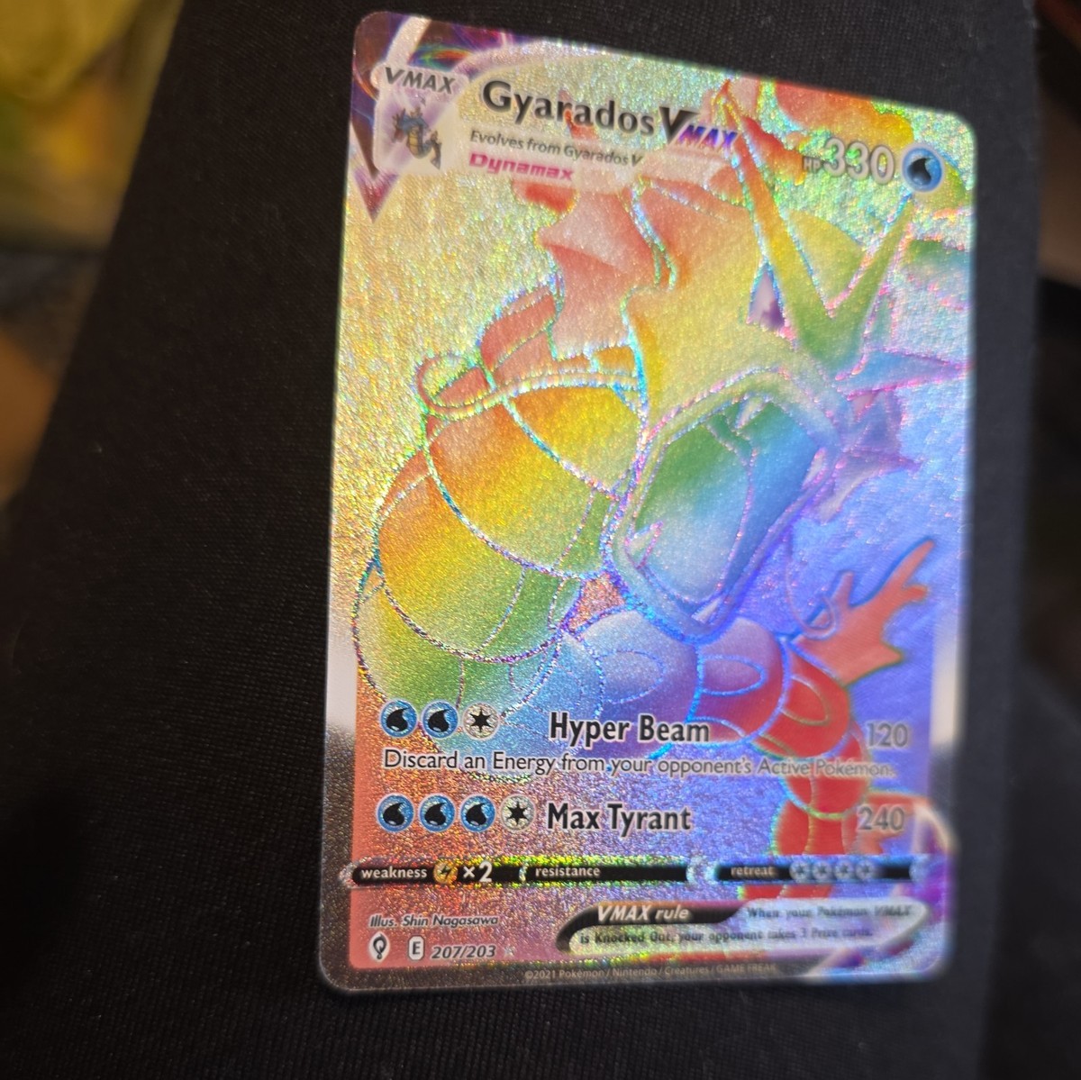 gyarados vmax pokemon card value Gyarados VMAX - 029/203 Evolving Skies NM Pokemon TCG