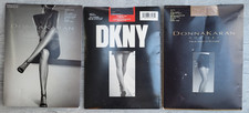 Lot of 3 NIP Vintage DONNA KARAN DKNY Tall Pantyhose - Nude Navy