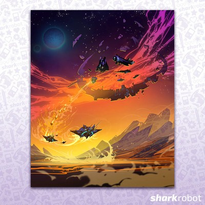Space by Mel's Collectibles Poster Ltd Edition Print