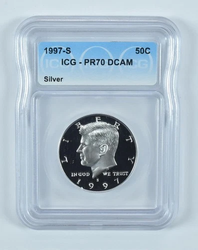 1997-S Kennedy Half Dollar Silver PR70 DCAM ICG *3055