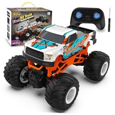 Remote Control Car, 1:16 Scale RC Monster Truck for Boys, 2.4 GHz All Orange