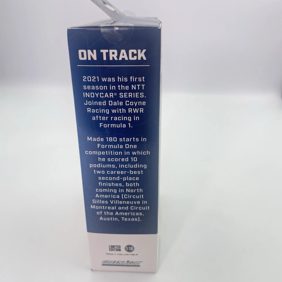 NEW Indycar Series #28 Romain Grosjean Driver Figure 1:18 Limited Edition - Image 2 of 4