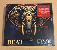 BEAT - Live [Box] 2CD + Blu-ray (NEW) Adrian Belew Steve Vai Tony Levin D. Carey