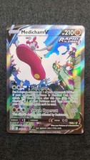 Pokémon TCG Medicham v Alternate Art Evolving Skies Card 186/203 NM Condition