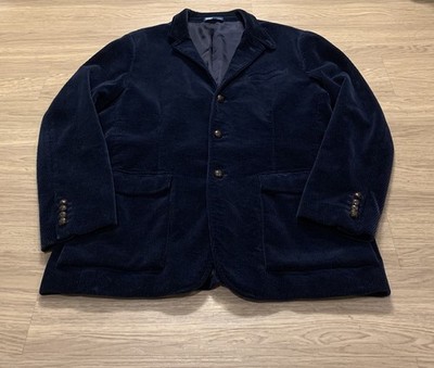 っきお 90's Polo Ralph Lauren corduroy Vintage Polo Ralph Lauren Corduroy 90s Sport Blazer Jacket Navy