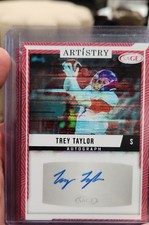 2024 Sage Artistry - Autographs Trey Taylor #ART-TT2 Red (AU, RC)