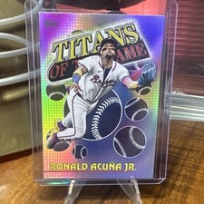 Topps Series 1 Ronald Acuña Jr. #TOG-7 Titans of the Game Insert