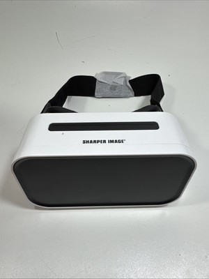 Sharper Image Virtual Reality Smartphone Viewer 360 Degree Headset VR BlackWhite