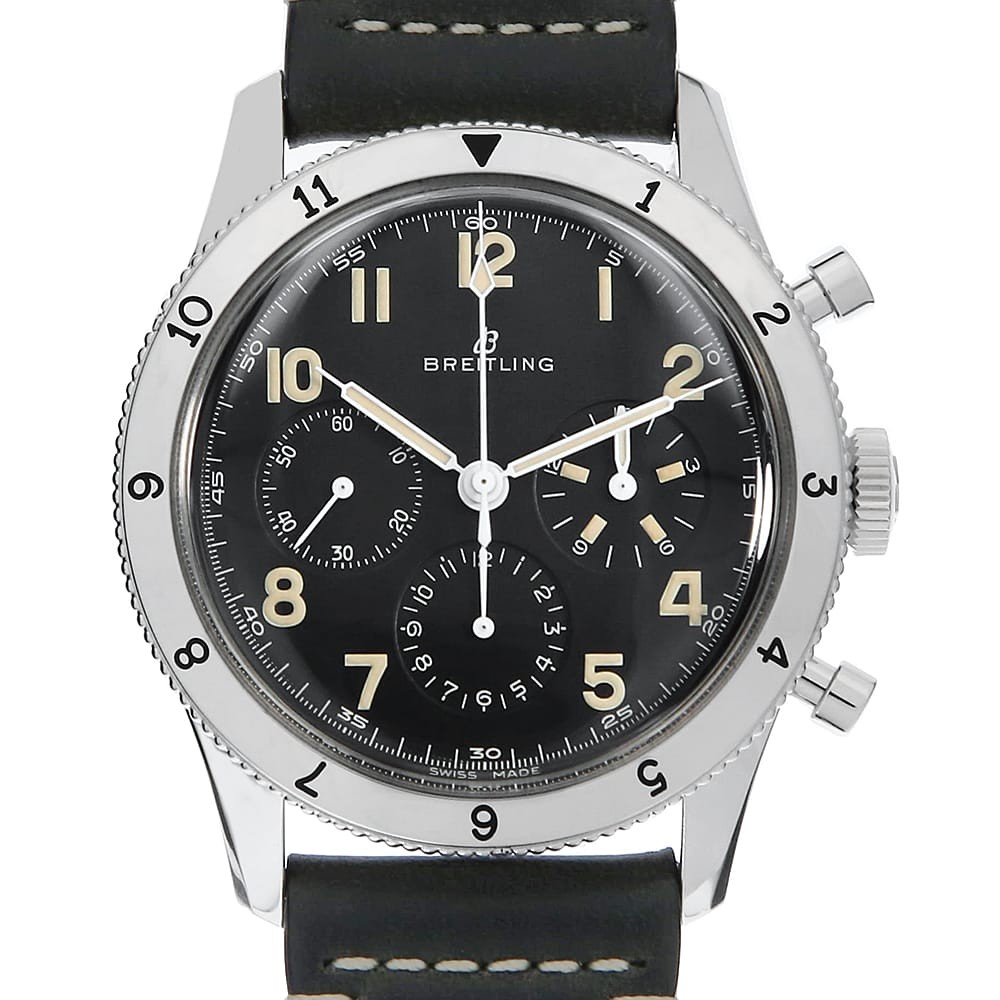 Breitling AVI Ref 765 1953 Re-Edition AB0920131B1X1 Men's Vintage Pilot Watch with Second Hand