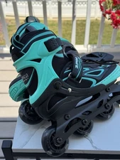 ZPM SPORTS BOYS INLINE SKATES, SIZE SMALL, EU 30-33, 64MM, ABEC-7, LOOK UNUSED