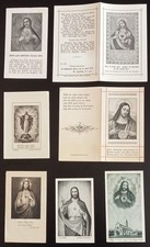 Lotto n.7 Santini Sacro Cuore Gesù diversi per formato e tipo (SA045) AFFARE