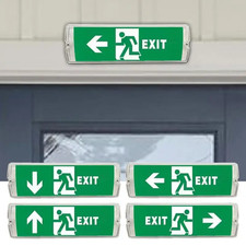Illuminated Exit Signs Evacuation Light LED Safety Exit Sign Evacuation Indicato