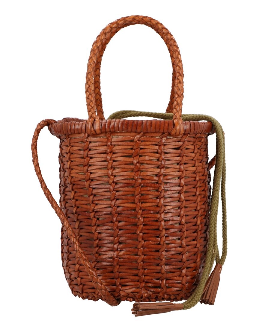 Dragon Diffusion Lina Leather Bucket Bag Women's Brown