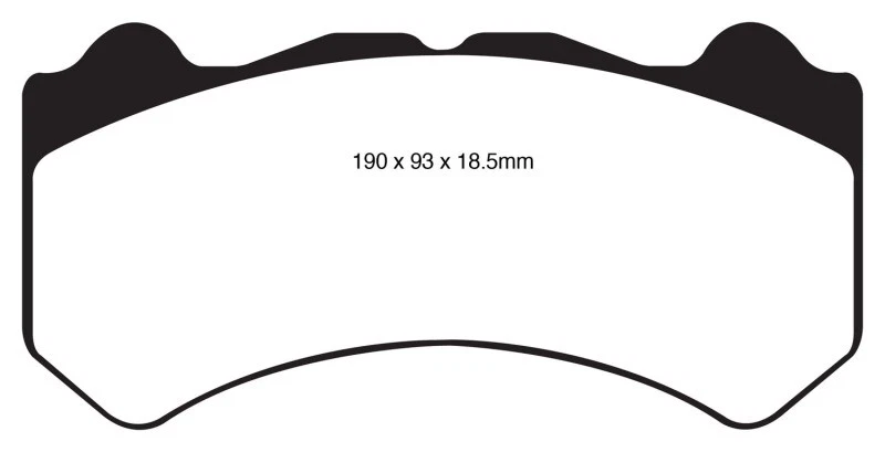 Pastillas de freno de calle y pista Ebc Brakes Dp41983r Yellowstuff para 09 21 Gt R Foto 4 de 4