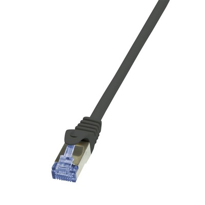 LogiLink CQ4123S Patchkabel PrimeLine, Cat.7, S/FTP, schwarz, 30 m