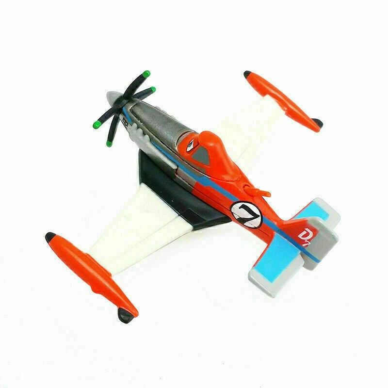 Disney Pixar Planes 1:45 Mattel n.7 versione polverosa metallo plastica giocatto - Immagine 3 di 4