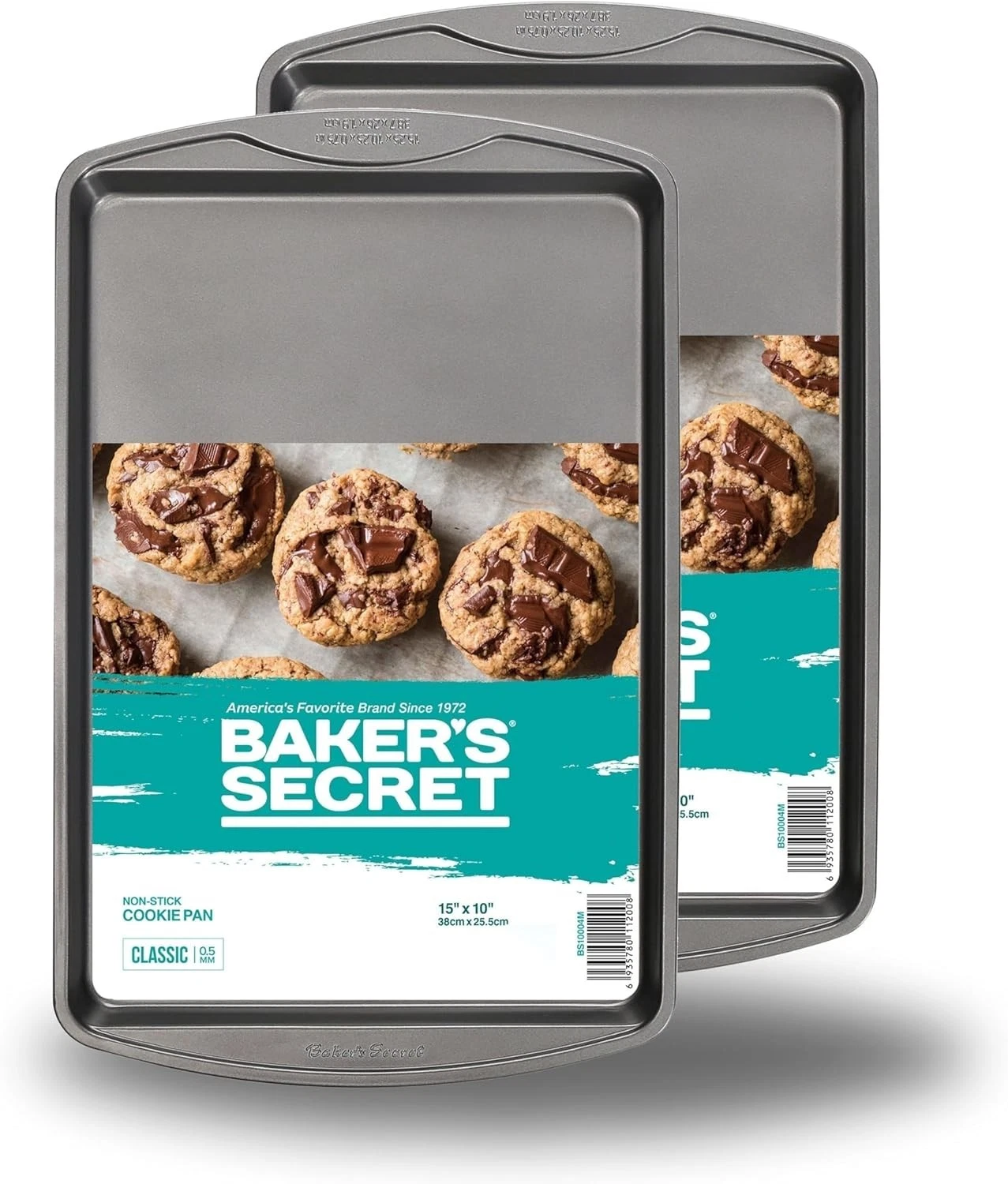 Nonstick Cookie Sheets 15in baking area Baking Trays Oven Premium Food-Grade