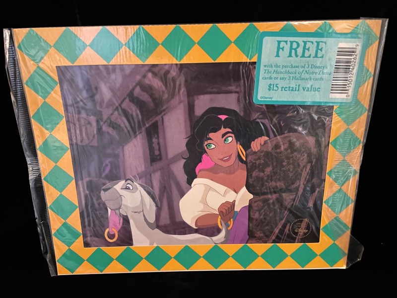 Set of 2 Disney Special Edition Hallmark Hunchback Of Notre Dame Print 1990s 