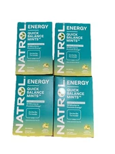 (4)Natrol Energy Quick Balance Mints 30 Pieces Each  Exp 01/31/2026