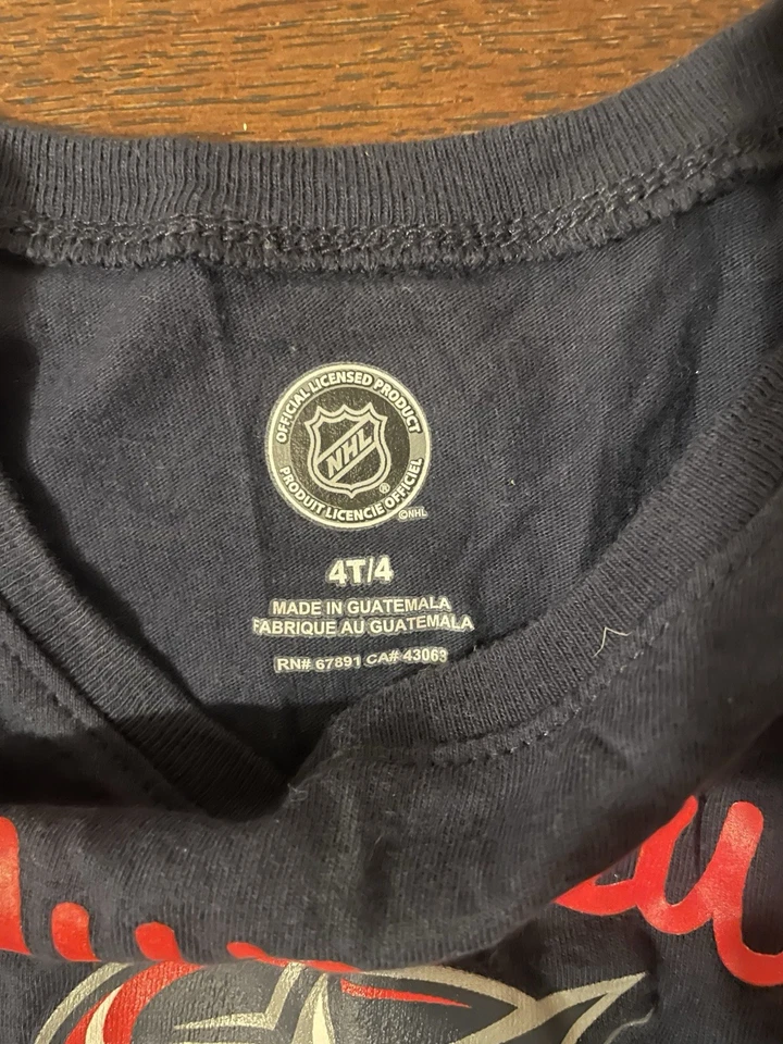 Camisa Columbus Azul Chaquetas Niñas Talla 4t Manga Larga Azul Marino Antiguo Foto 2 de 2