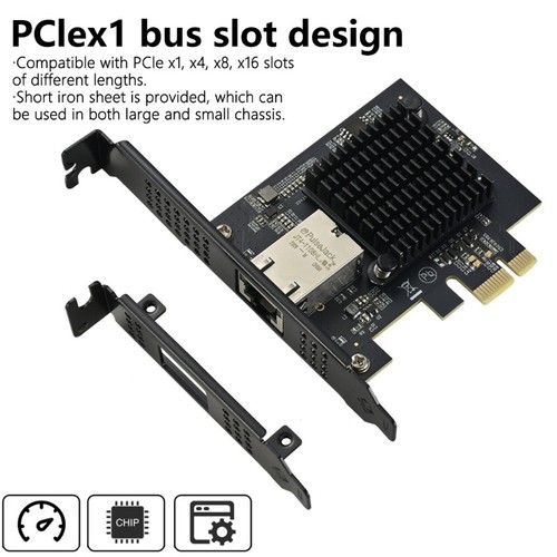 PCIe x1 10Gbps Ethernet Networking Card Adapter for Data Centers and Servers - Photo 2/8