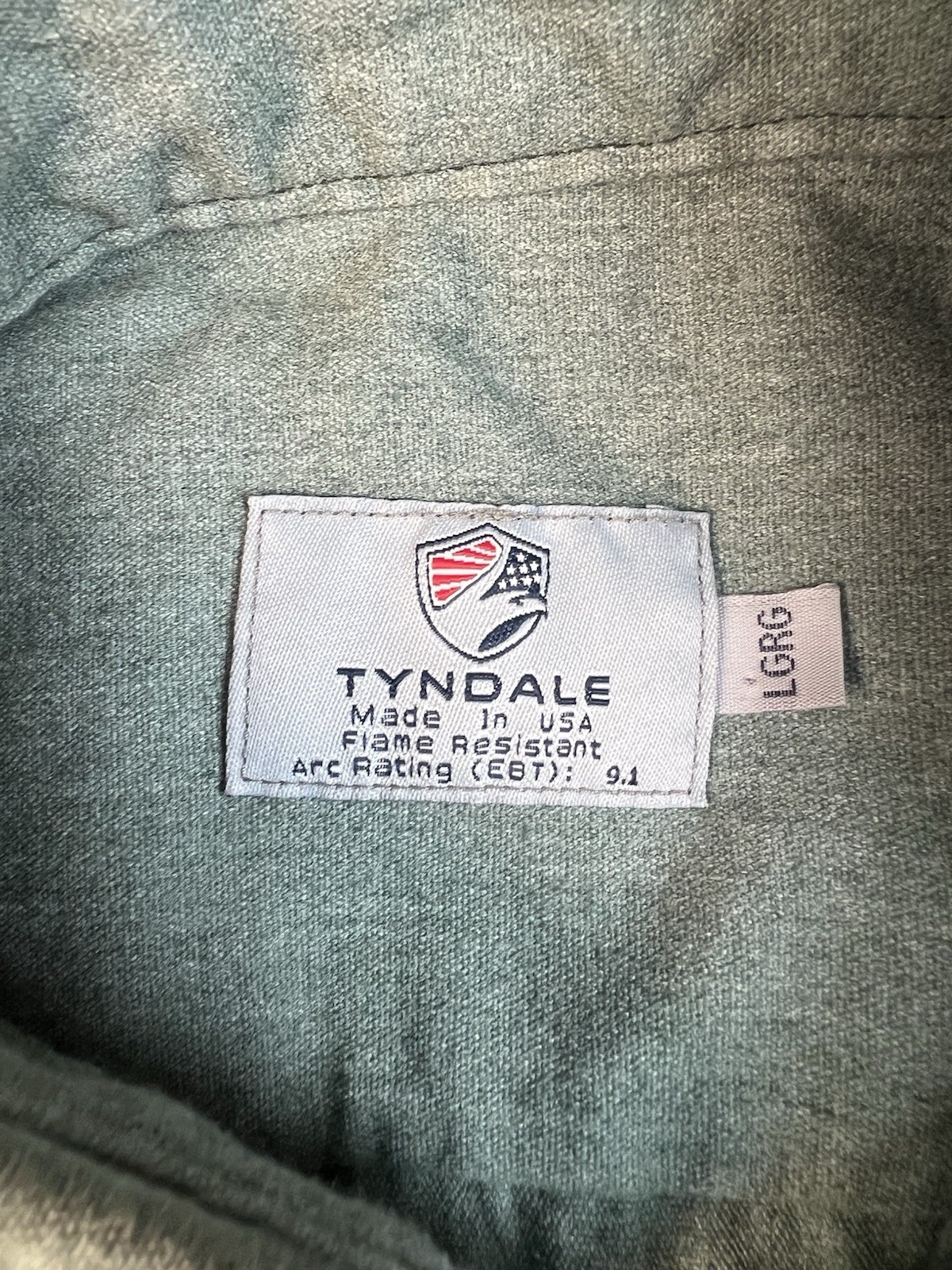 Tyndall Flame Resistant Large Button Down Green M… - image 2