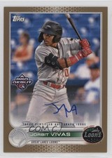 2022 Topps Pro Debut Gold Auto 23/50 Jorbit Vivas #PD-84 Auto 0w3