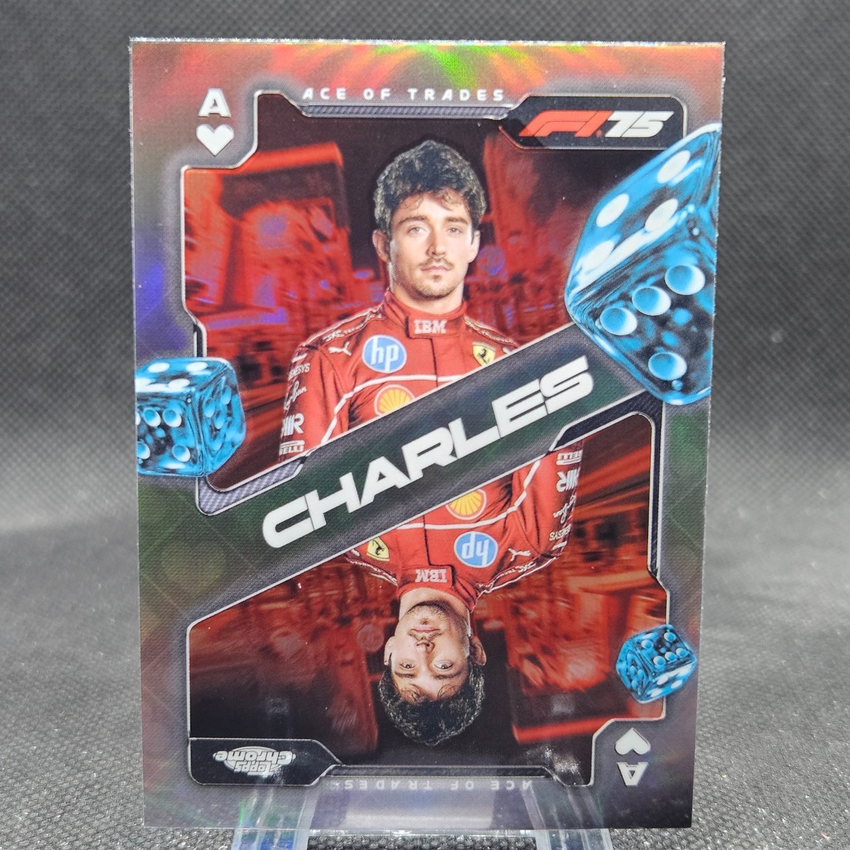 Charles Leclerc 2025 Topps Chrome Formula 1 F1 Ace of Trades #SCA