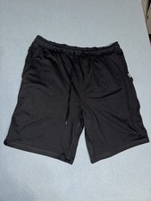 Men  s Eddie Bauer Loungue Active Adjustable Wait Short Size M Black Pre Owned
