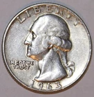 1963-D Washington Quarter - Extra Fine - #3031EA