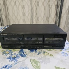 Pioneer CT-W310 Dual Cassette Tape Deck And Recorder  Tested And Working