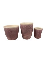 Kaffeetassen Set 3er Keramik Tassen in 3 Farben spülmaschinengeeignet