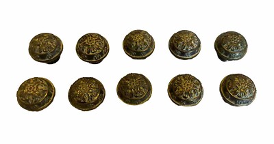 Berenson Baroque 1-1/4 Inch Diameter Venetian Bronze Cabinet Knob Set Of 10