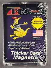 1x Pro Mold MH50 Original 50pt Magnetic Card Holder One Touch  -Made in USA!