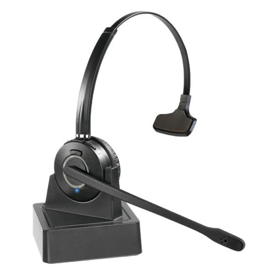 CLEYVER DECT GAP Mono Headset für Fritzbox und schnurlose Telefone wie Gigaset Telekom